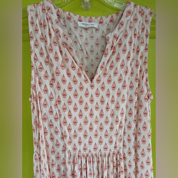 Beach Lunch Lounge Paisley Sleeveless Maxi Dress Lightweight Viscose Size Small - Picture 6 of 8